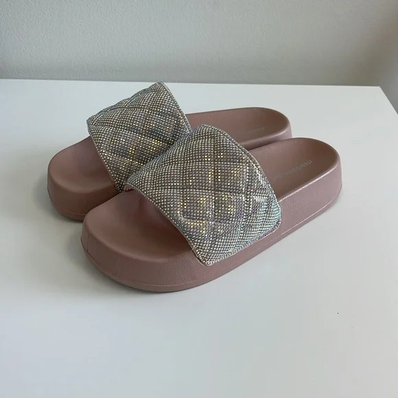 Madden Girl Estie Blush Mult Shoes Size 9 - Picture 2 of 6